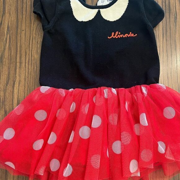 Minnie Mouse Retro Baby Gap/Baby Disney Tulle Baby Dress. Halloween costume. - Picture 3 of 10
